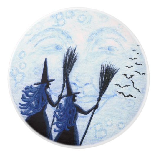 Homme dans la lune et des boutons de sorcières (Devant)