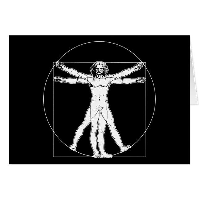 Homme de da Vinci Vitruvian (Devant horizontal)
