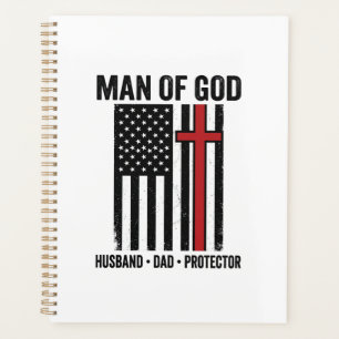 Homme de Dieu Croix Patriotique Design de T-shirt