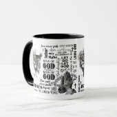 Homme de Dieu Mug chrétien religieux (Devant gauche)