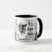 Homme de Dieu Mug chrétien religieux (Devant droit)
