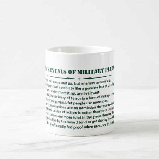 Homme de doctrine ! ! Tasse de café de principes (Centre)