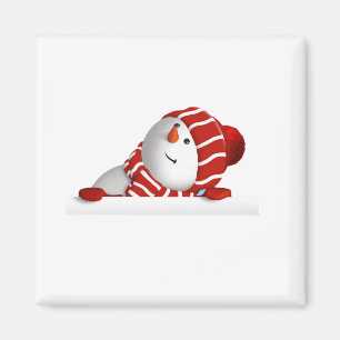 homme de neige magneet