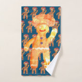 Homme de pain d'épices (Serviette à main)