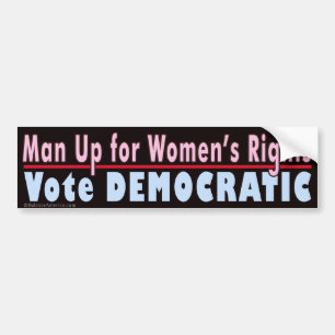 Homme debout pour femmes Sticker pare-chocs