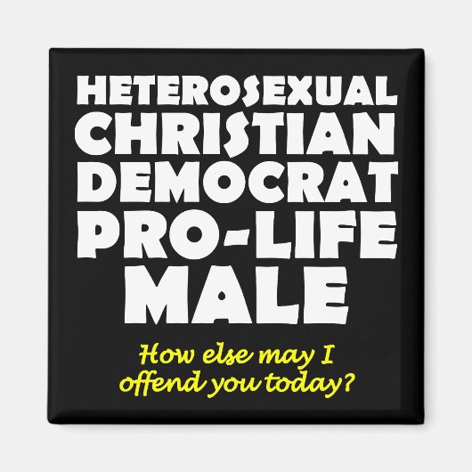 Homme démocrate offensif Christian Magnet (Devant)