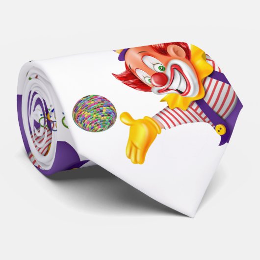 Homme Designer Cravate Clown (Roulé)