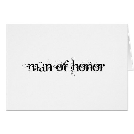 Homme d'honneur (Devant horizontal)