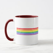Homme d'honneur Burgundy Bow Cravate café Mug (Gauche)
