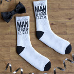 Homme d'honneur Chaussettes Mariages blanches<br><div class="desc">Quel homme d'honneur n'aimerait pas une paire de chaussettes comme cadeau de remerciement? Je ne connais personne qui ne le voudrait. Ajoutez son nom et votre date de mariage et peut-être changez-vous la couleur de son favori</div>