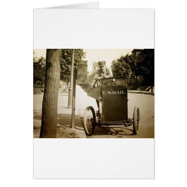 Homme du courrier des années 1900 (Devant)