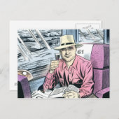 Homme en Siège 61 cartes postales... (Devant / Derrière)