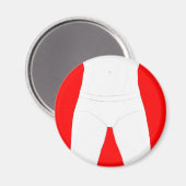 Homme en sous-vêtements Magnet (Recto/Verso)