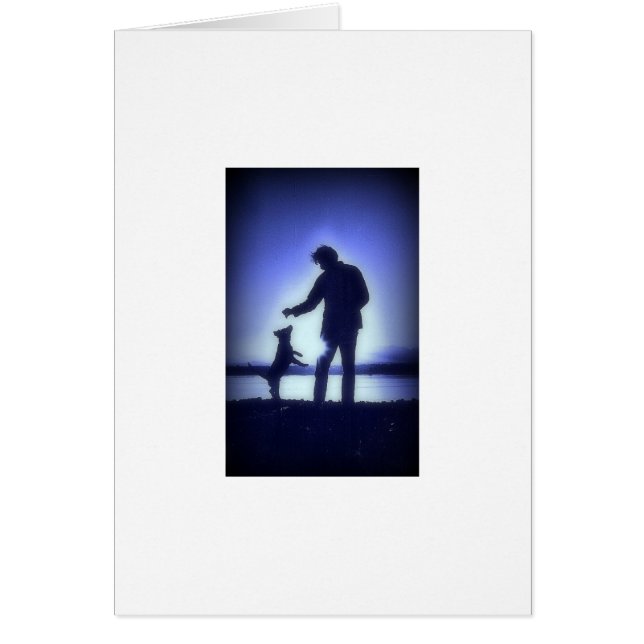 Homme et chien (Devant)