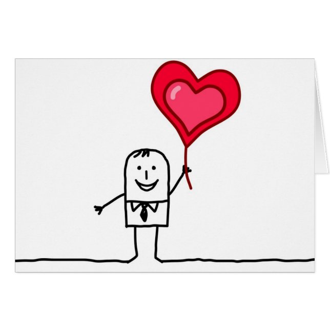 Homme et coeur (Devant horizontal)