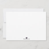 Homme Football Custom Anniversaire Invitation (Dos)