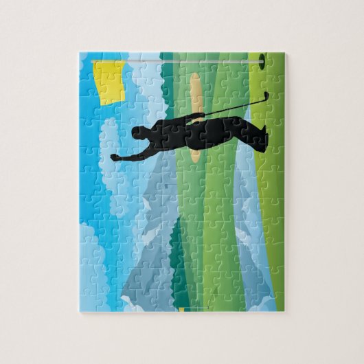 Homme Golfer Design Jigsaw Puzzle Puzzle (Vertical)