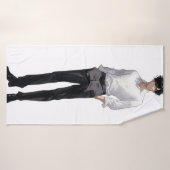 Homme Ikemen d'anime (Serviette de bain)