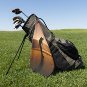 Homme jouant Golf au coucher du soleil Serviettes  (Vert)