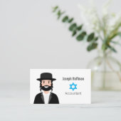 Homme juif Carte de visite (Debout devant)