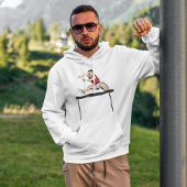 Homme Jumping Hurdles Sweat - shirt à capuche d'at