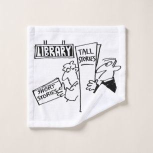 Homme Lecture de livres dans un dessin de biblioth