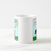 Homme lisant une tasse de cadran solaire (art de (Centre)