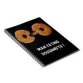Homme mangeant des donuts ! Cahier (Côté Droit)