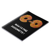 Homme mangeant des donuts ! Cahier (Côté gauche)