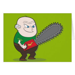 Homme mauvais de tronçonneuse