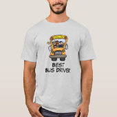 Homme - Meilleur chauffeur de bus scolaire T-shirt (Devant)