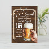 Homme Mexicain Espagnol Bière Salud Invitation Ann (Debout devant)