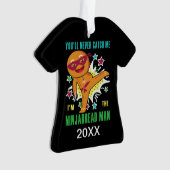 Homme Ninjabread personnalisé vous ne m'attraperez (devant)