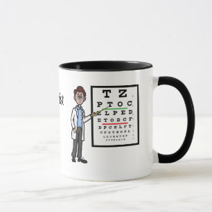 Homme OEil Docteur et OEil Nom Mug