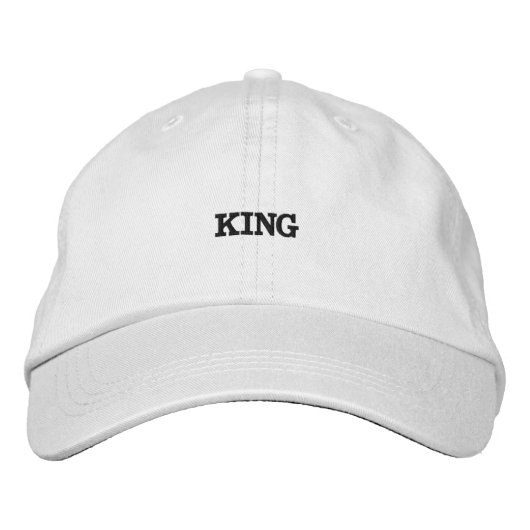 Homme ou garçon beau roi Personnalisé Casquettes p (Devant)