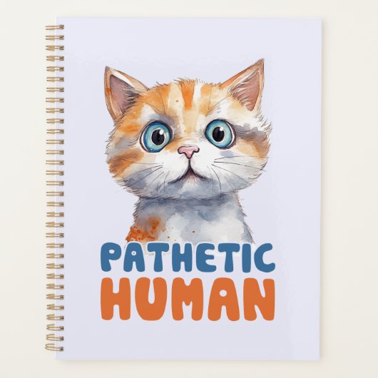 Homme pathétique - Design de chat Sarcastique (Devant)