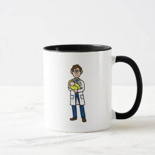 Homme Pediatricien Docteur Holding Baby Mug