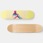 Homme posant sur skateboard (Horz)