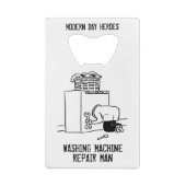 Homme réparateur de machine à laver (Dos)