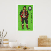 Homme serbe - Impression boîte d'allumettes - Art (Cuisine)