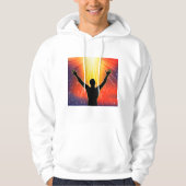 Homme spirituel Sweat - shirt à capuche (Devant)