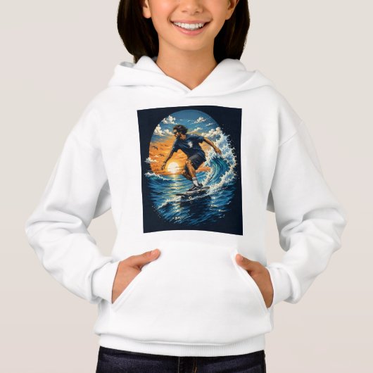 Homme surfant sur les vagues (Devant)