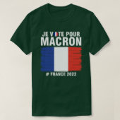 Homme tee Emmanuel Macron TShirt (Design devant)