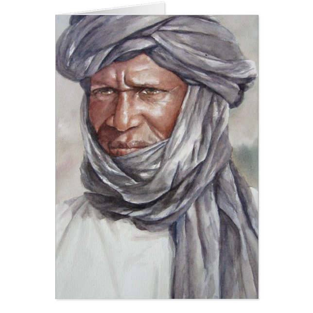 Homme turbané de Tuareg (Devant)