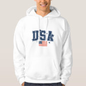 Homme USA Sweat à capuche (Devant)
