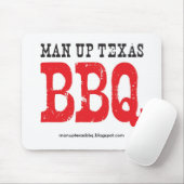 Homme vers le haut de tapis de souris (Avec souris)