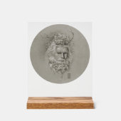 Homme vert avec barbe de chêne (Recto)