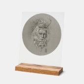 Homme vert avec barbe de chêne (Angle)