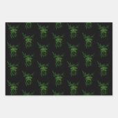 Homme Vert Fae Feuilles Noir (Devant)