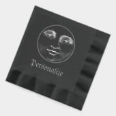 Homme vintage dans la face de la lune (Gauche)